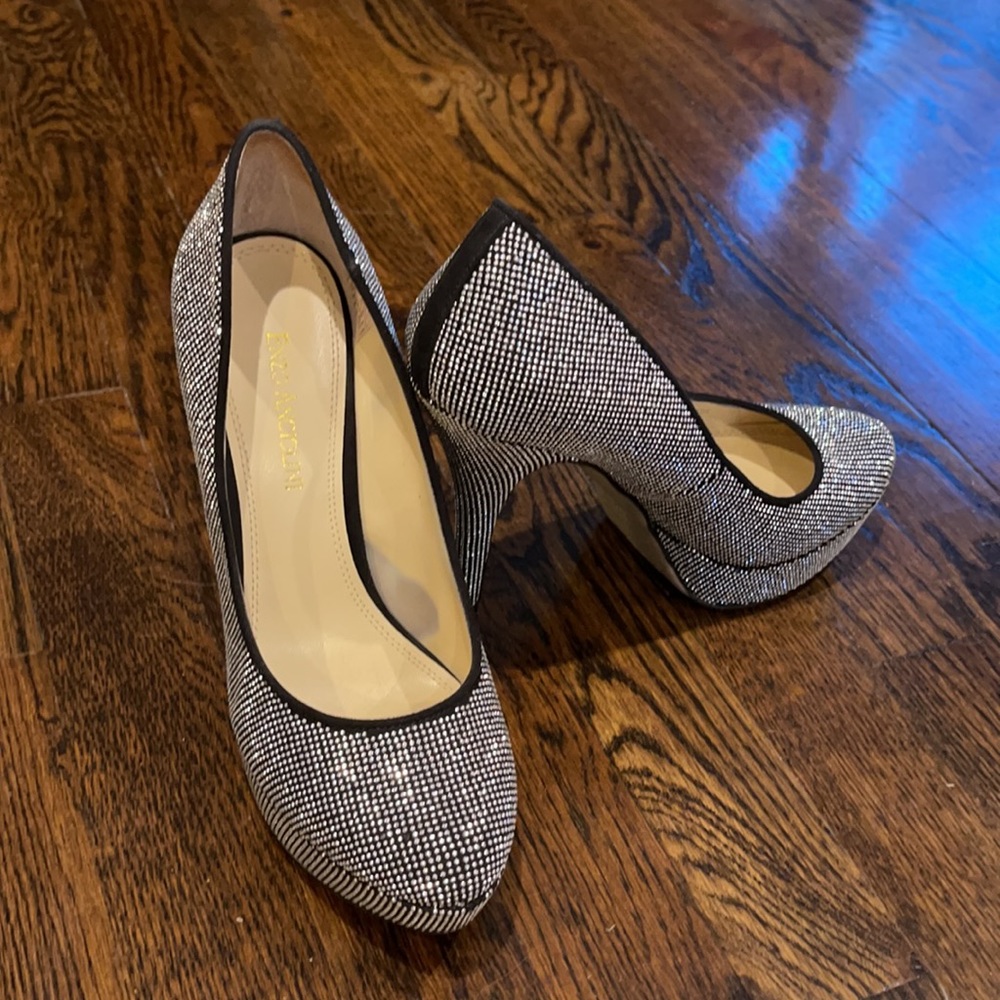 Enzo Angiolini Crystal Heels Size 7.5